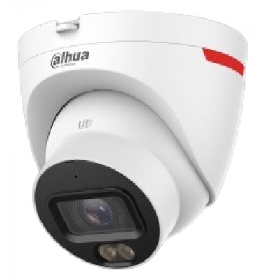 Camera IP Dahua WizSense IPC-HDW2649T-S-LED-0280B-PRO, 6MP, lentila 2.8mm, IR+lumina calda 30m, WizColor, ONVIF, microfon, IP67