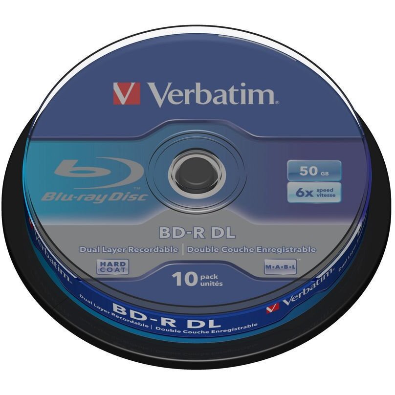 BD-DL 6x CB 50GB  10 sztuk