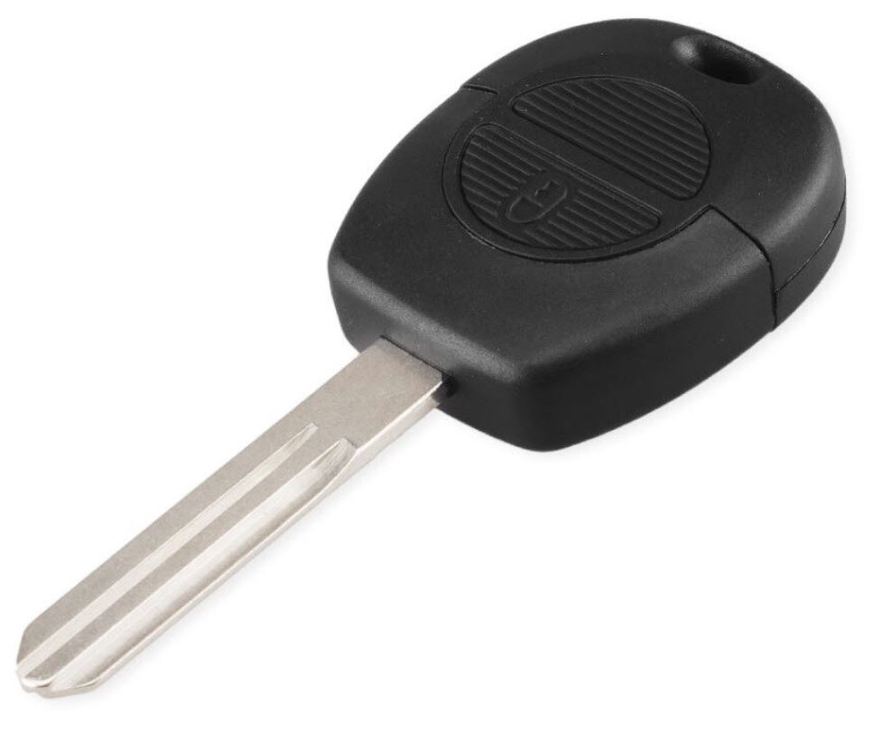 Carcasa cheie auto Techstar cu 2 butoane clasica si lamela A33 pentru Nissan Almera, Micra, Primera, X-trail, Juke