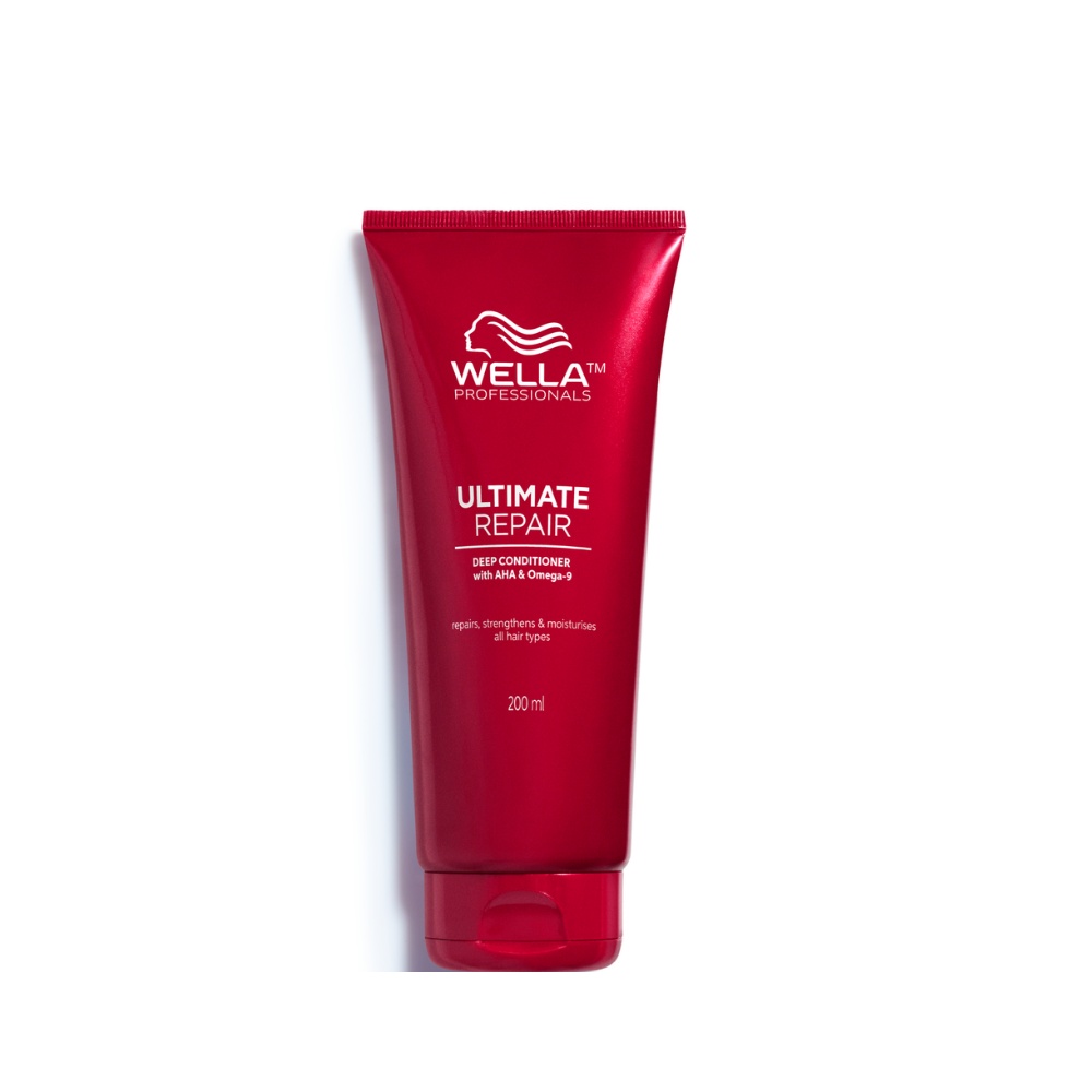 Balsam tratament cu AHA & Omega 9 pentru par deteriorat Ultimate Repair, Wella Professionals (Gramaj: 200 ml)