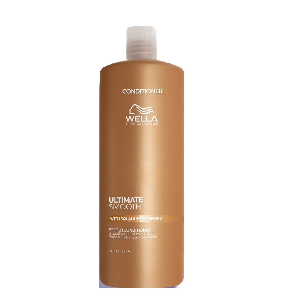Balsam hidratant pentru par uscat si lipsit de stralucire cu Squalane & Omega 9 Ultimate Smooth Wella Professionals, 1000 ml (Gramaj: 1000 ml)