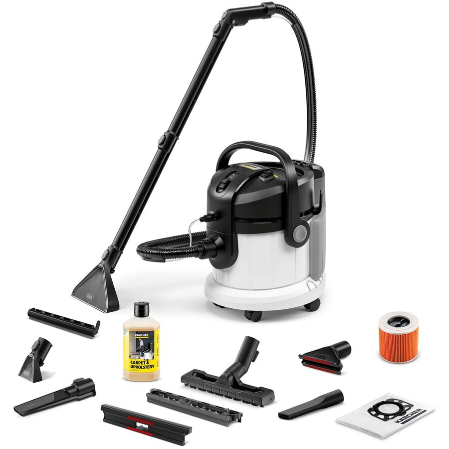 Aspirator Umed - Uscat cu Spray Extractie SE 4 Plus (1.081-170.0) Capacitate 4L 1000W Negru/Alb