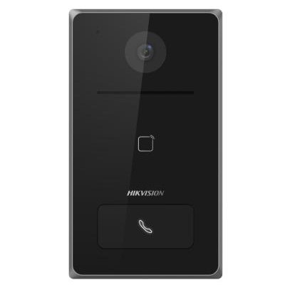 Oferte la Post exterior videointerfon Hikvision DS-KV6133-ME1, 2MP, IR 3m, pentru 1 familie, aplicatie, PoE