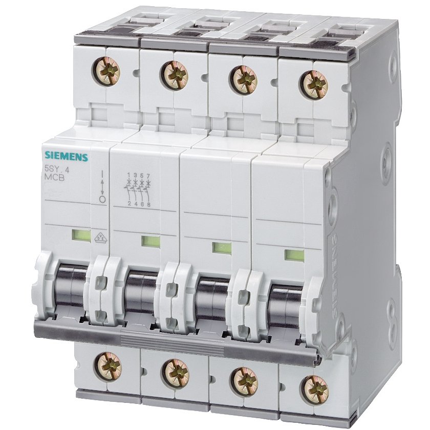 Siguranta automata 4P 16A 6kA curba C Siemens 5SY6416-7
