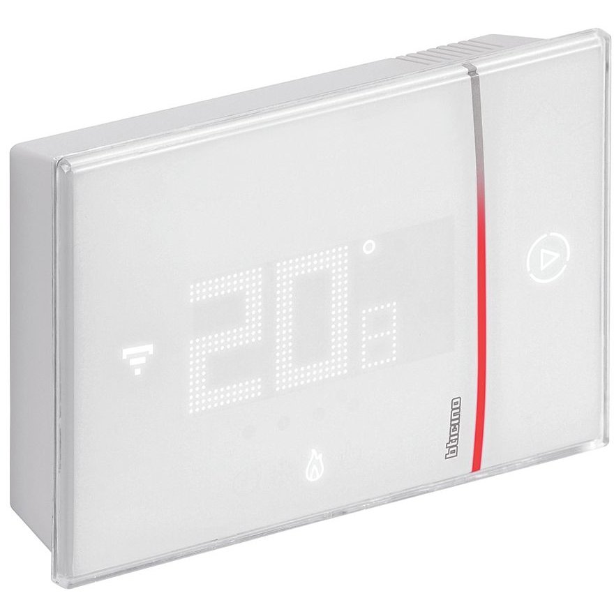 Termostat conectat cu Netatmo Bticino Living Now XW8002W, alb, montaj aplicat