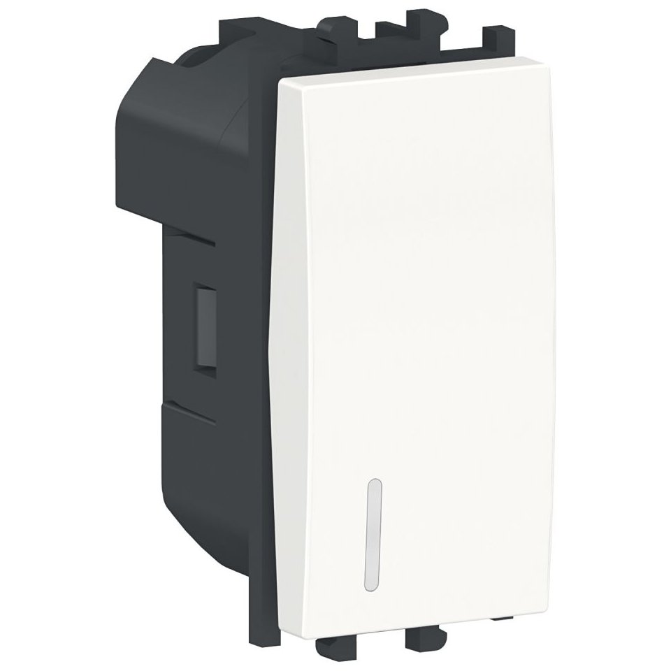 Intrerupator simplu indicator luminos 1M Schneider Easy Styl LMR1401001, alb