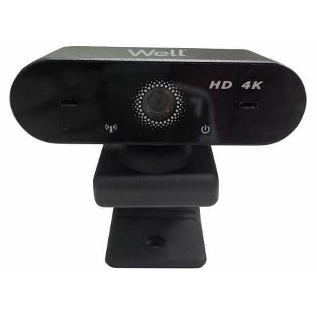 Camera web Well 4K, cu microfon WEBCAM-4K01BK-WL