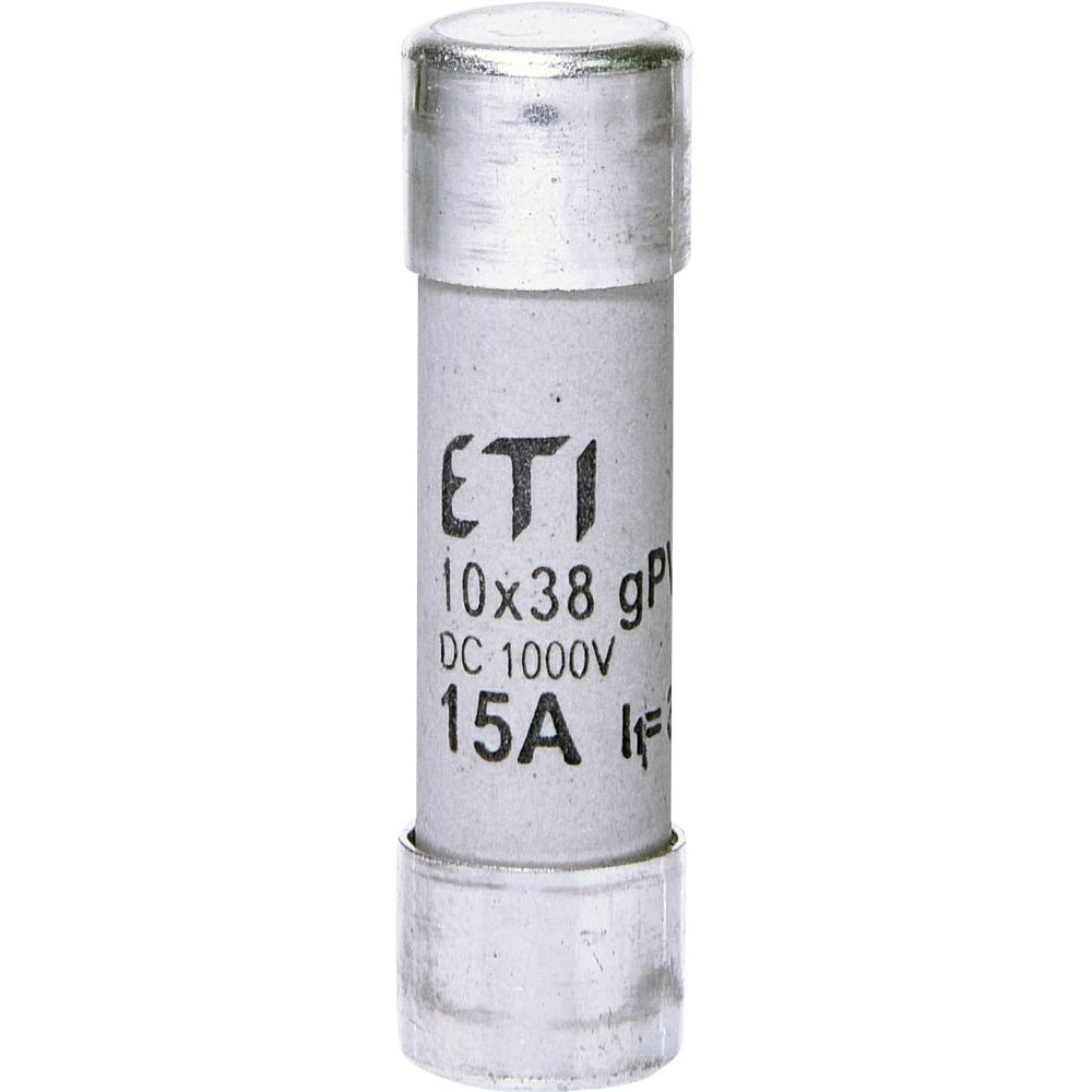 Siguranta fuzibila pentru protectia modulelor fotovoltaice CH10x38 gPV 15A/1000V DC Eti 2625080