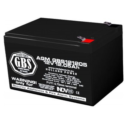 Acumulator stationar 12V 12Ah F1 AGM VRLA GBS GBS121205