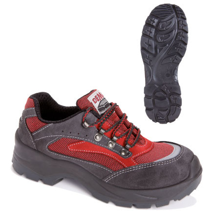Pantofi de lucru S1 din piele întoarsă și țesătură, mărime 47