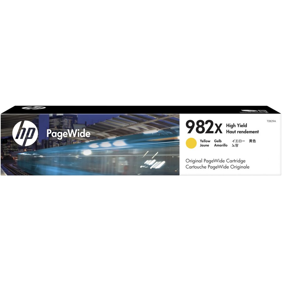 CARTUS YELLOW NR.982X T0B29A 116ML ORIGINAL HP PAGEWIDE ENTERPRISE 765DN