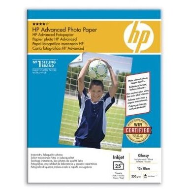 HARTIE CERNEALA HP PHOTO ADVANCED GLOSSY 25COLI 250G Q8696A