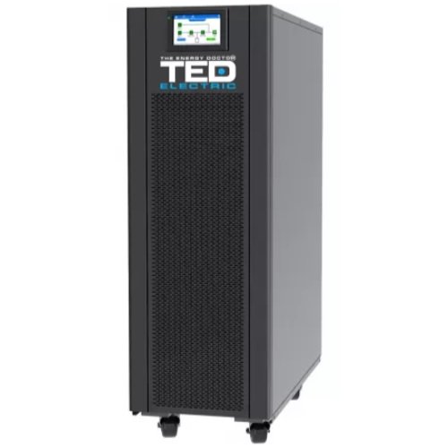UPS 20KVA TED Online dubla conversie trifazat 3/3, cu management, intrare/iesire regleta TED004253