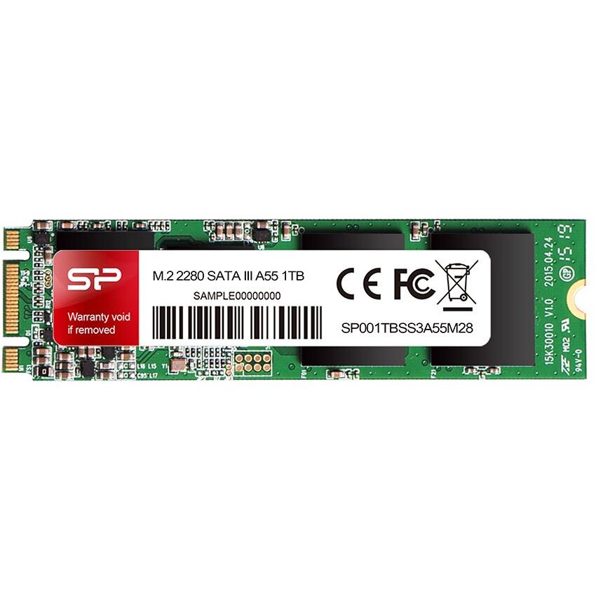 SILICONPOW SP001TBSS3A55M28 Silicon Power SSD A55 1TB, M.2 SATA, 560/530 MB/s