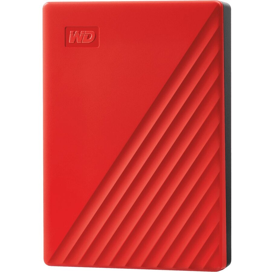 HDD extern WD My Passport 4TB, 2.5, USB 3.2 Gen1, Rosu