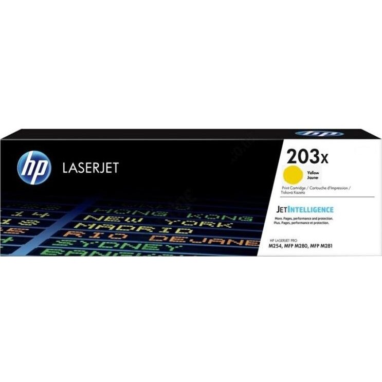 HP CF542X Toner HP 203X yellow 2500 pgs HP M254/M280/M281