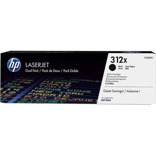 HP Toner DUAL PACK CF380XD 2X4.4K ORIGINAL HP LASERJET PRO M476NW