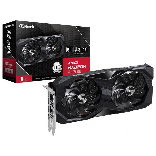 Placa Video Radeon RX 7600 Challenger OC 8GB GDDR6 128bit