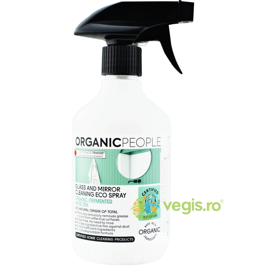 Solutie Spray de Curatare pentru Geamuri si Oglinzi Bio 500ml