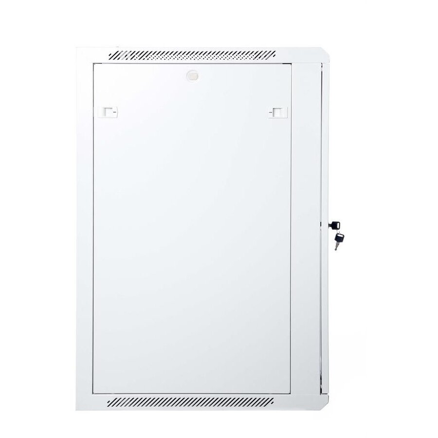 DIGITUS Wallmount cabinet 18U, double section, 600x6000mm, grey RAL 7035