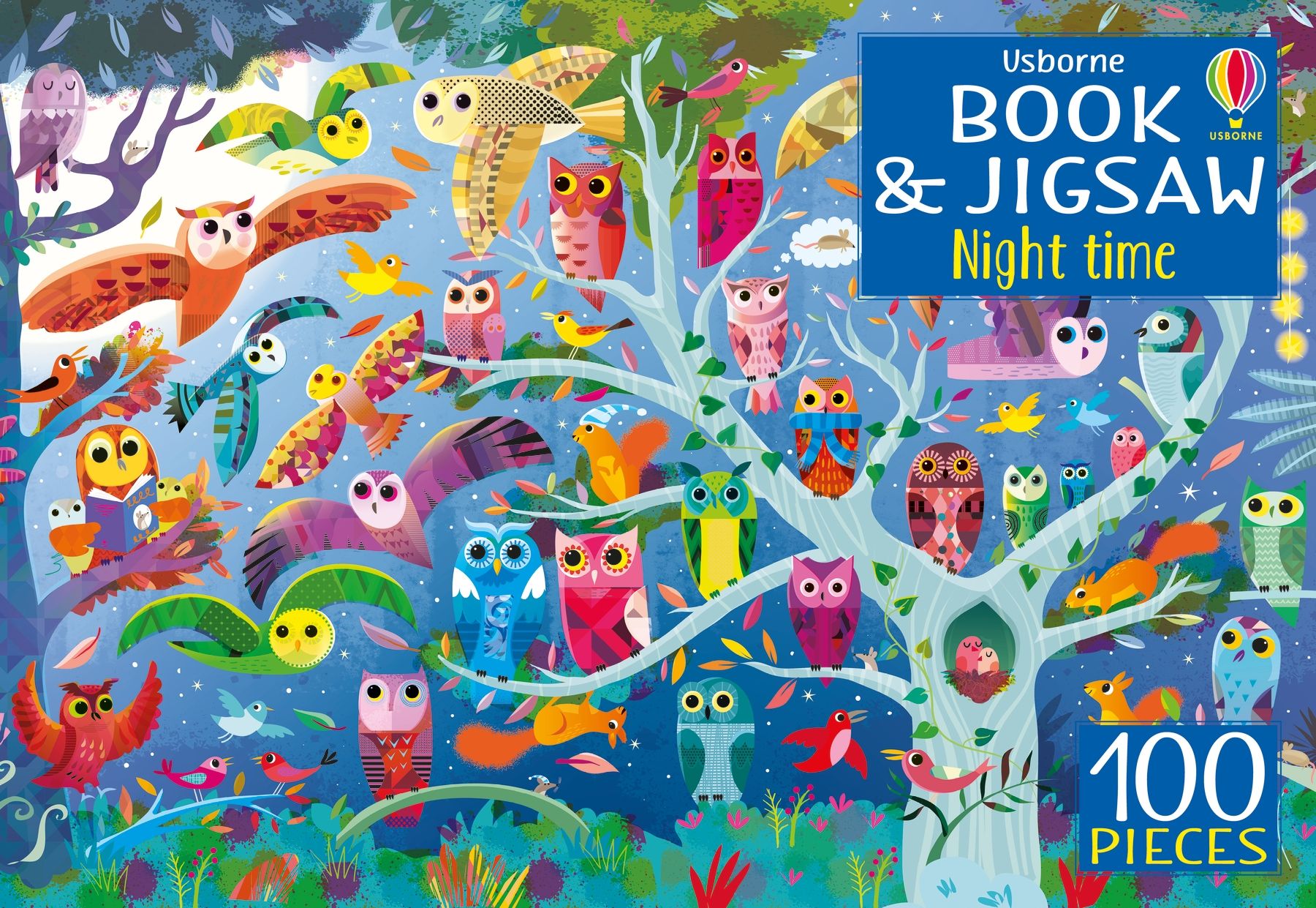 Set Puzzle si Carte - Night Time Usborne Books