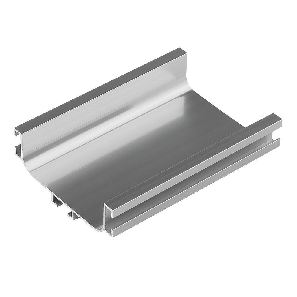 Profil din aluminiu Gola U, orizontal, finisaj anodizat mat, 4.2 m