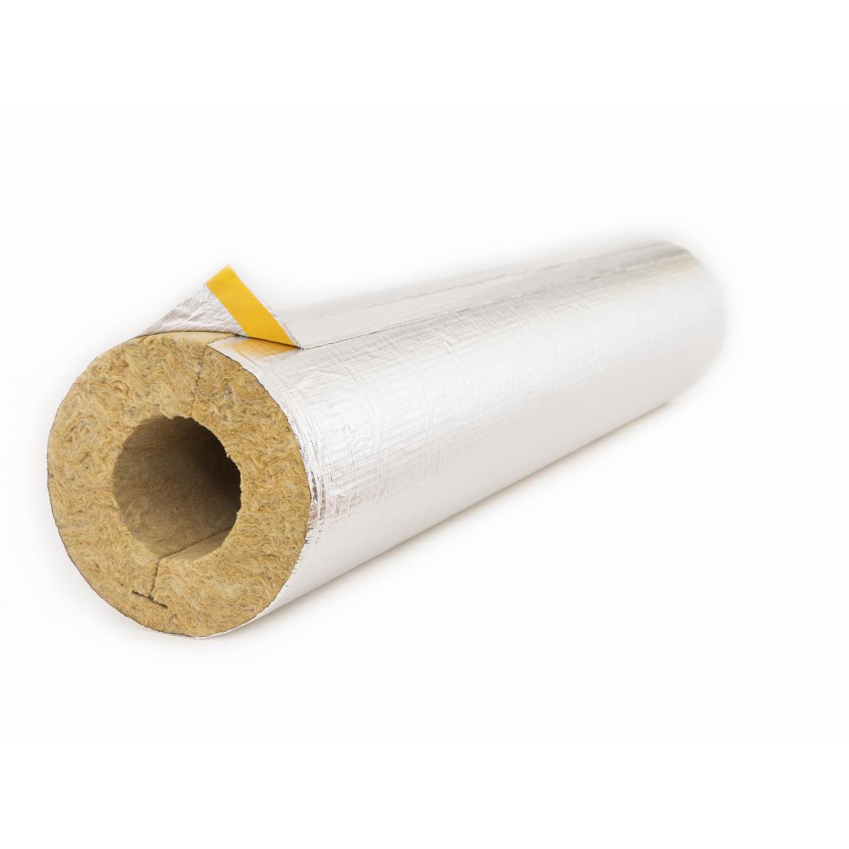 Cochilie din vata minerala bazaltica, cu aluminiu, D 28 x 30 mm
