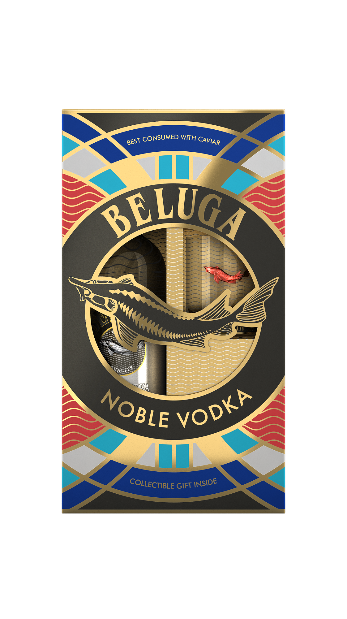 Beluga Noble Vodka 40% 0.7l Alc. + Pahar