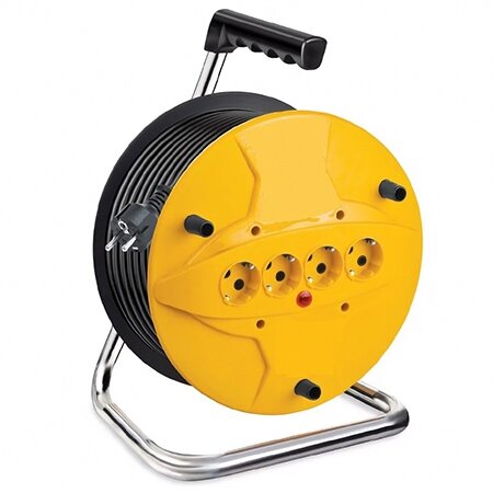 Prelungitor Tambur 4 Prize 35m Black Yellow