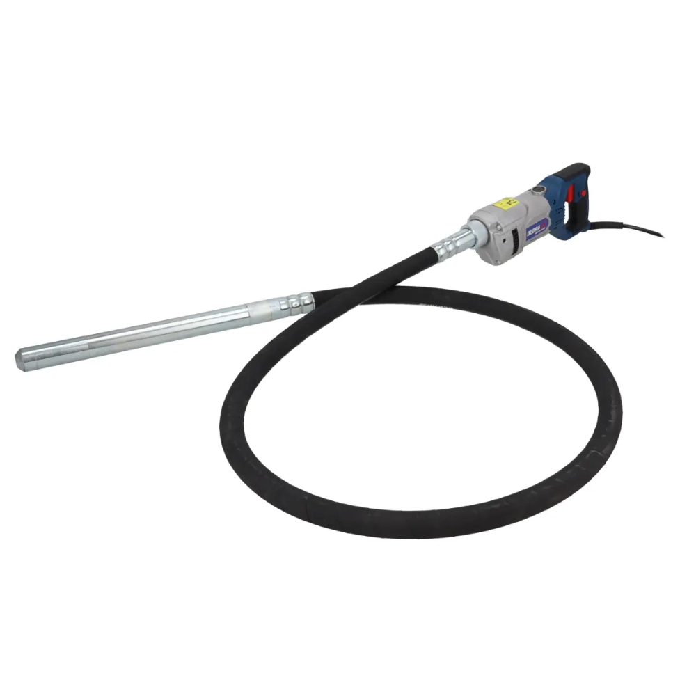 Vibrator pentru beton Dedra DED7630, furtun 2.5 m, 1200 W
