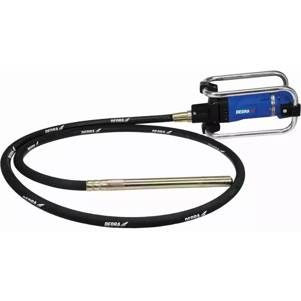 Vibrator pentru beton Dedra DED7631, furtun 4.5 m, 2300 W
