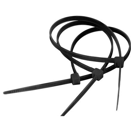 Set fasete 4.5 MM/430 MM NEGRU 100 BUC ELEMATIC NAR5320