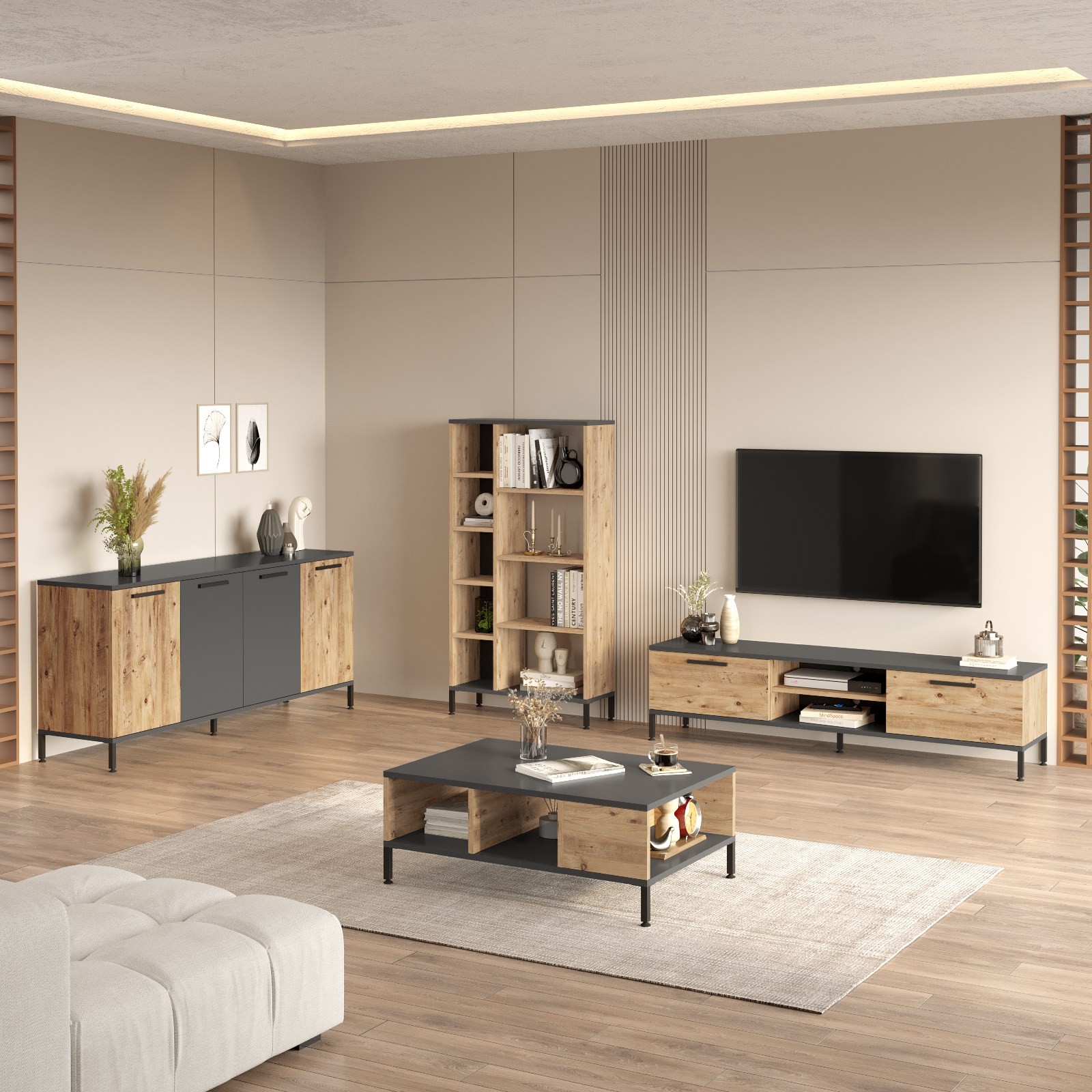 Set Mobila Living 4 Piese RL6-AA