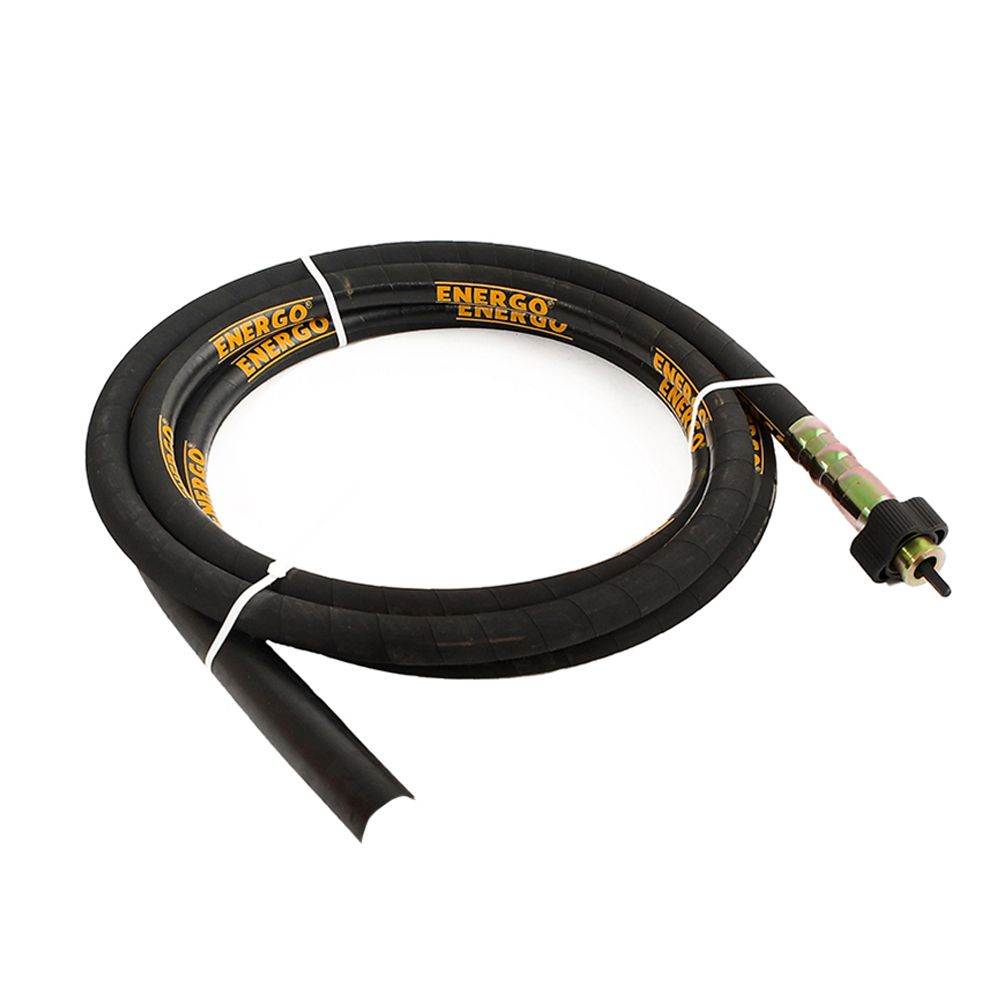 Set ax flexibil vibrator beton Energo, 5 m cu cap vibrator Energo, 28 mm