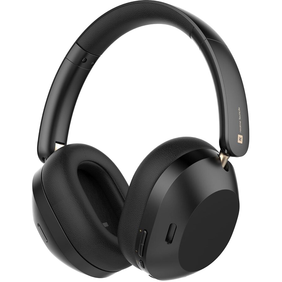 Casti Audio Wireless Techlife Studio H1 Bluetooth Noise Cancellation Negru