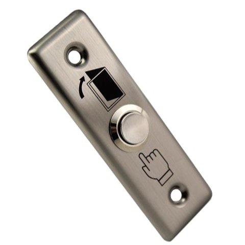 Buton de iesire NO/NC incastrabil din inox CSB-28D