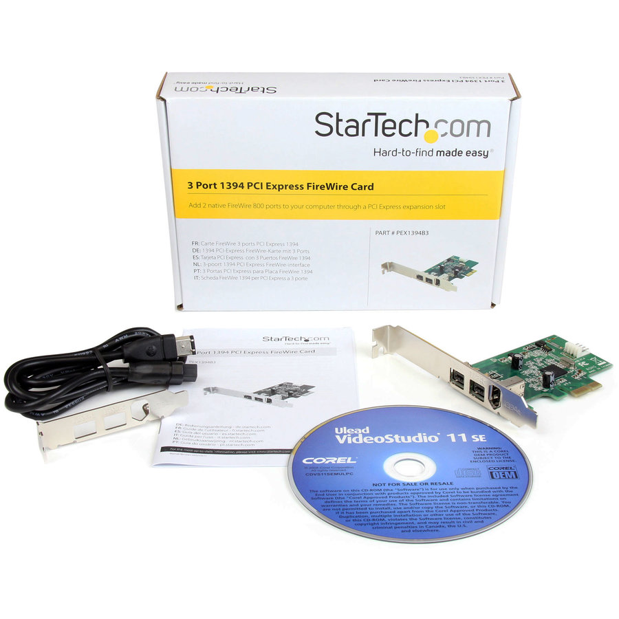PCI EXPRESS FIREWIRE CARD
