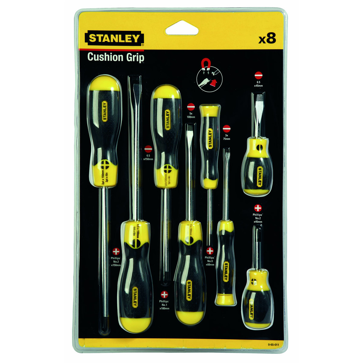 set surubelnite Cushion Grip, 8 bucati
