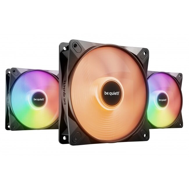 Ventilator Carcasa x3buc   LIGHT WINGS LX 120mm PWM    Riffle 2100RPM Negru