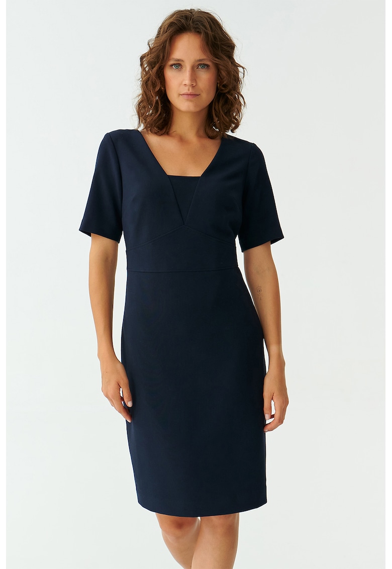 Rochie midi Borki - Bleumarin