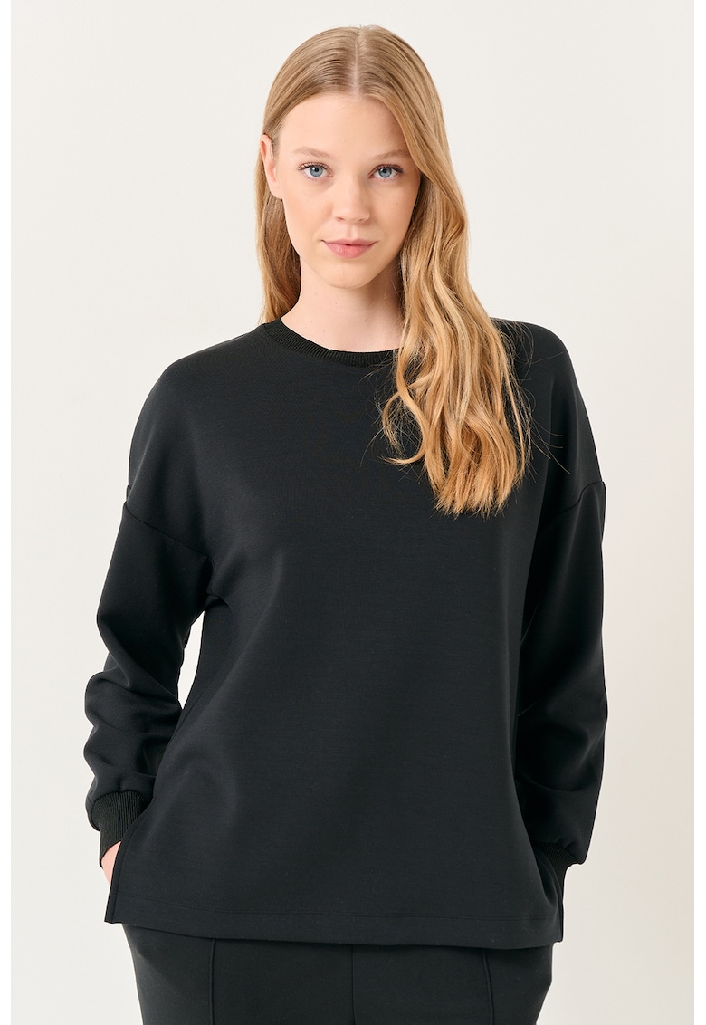 Bluza de trening din amestec de modal - Negru
