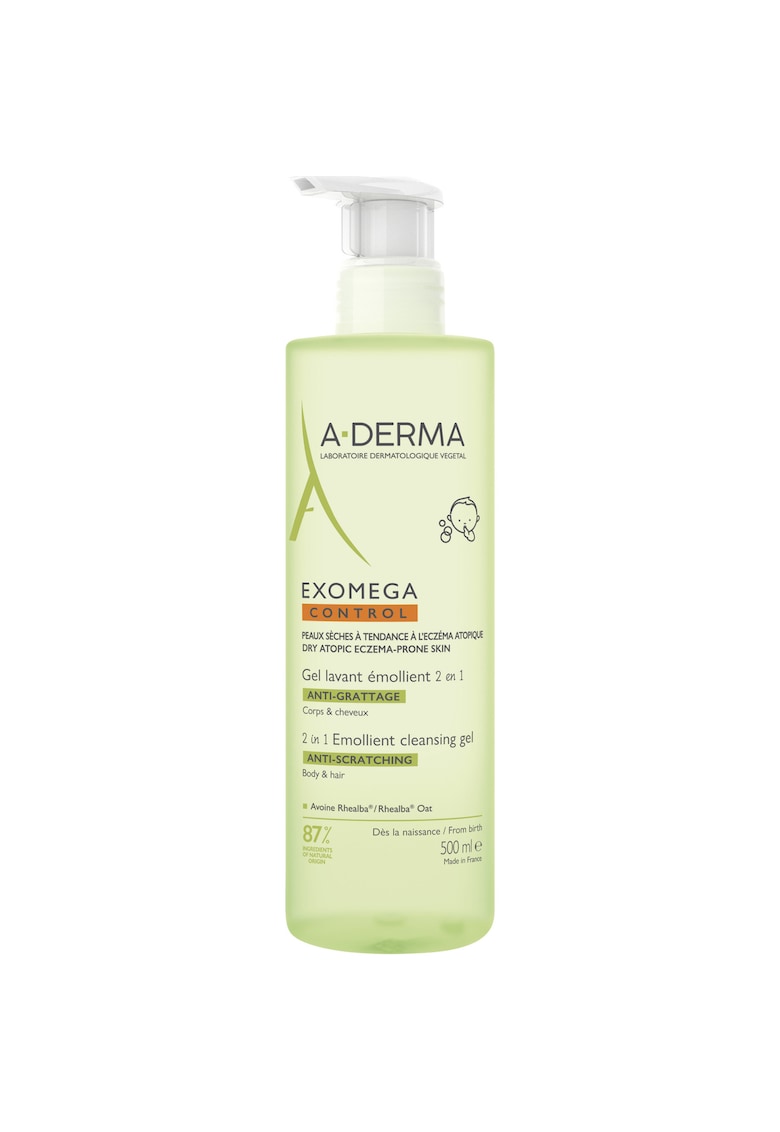 Gel de curatare  Exomega Control pentru piele uscata si atopica -pentru copii - 500 ml