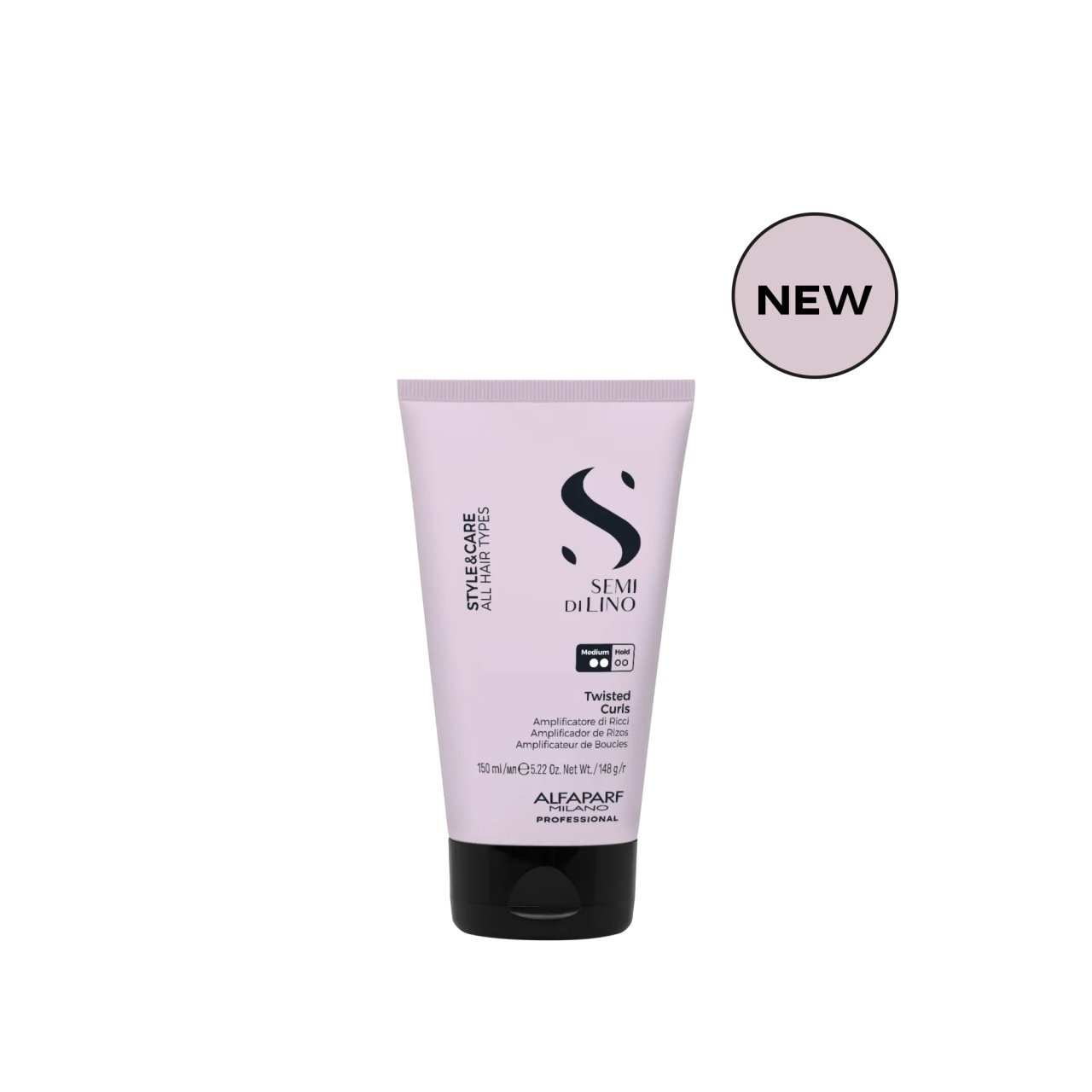 Crema modelatoare bucle Twisted Curls Alfaparf Milano Semi di Lino Style&Care, 150 ml