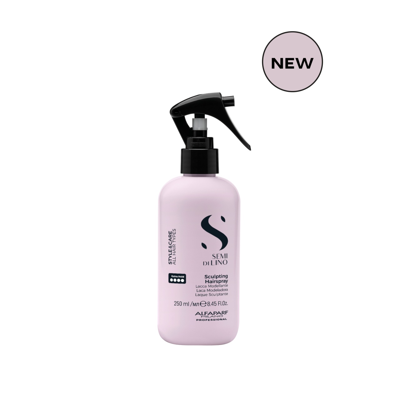 Fixativ lichid extra puternic Alfaparf Milano Semi di Lino Style&Care Sculpting Hairspray, 250 ml