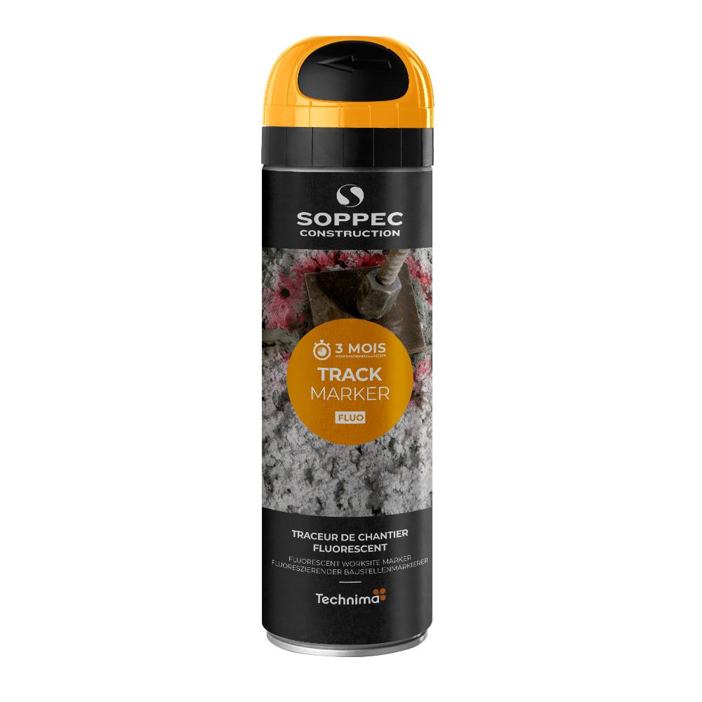 Vopsea marcare fluorescenta temporara Soppec Track Marker, portocaliu, 500 ml