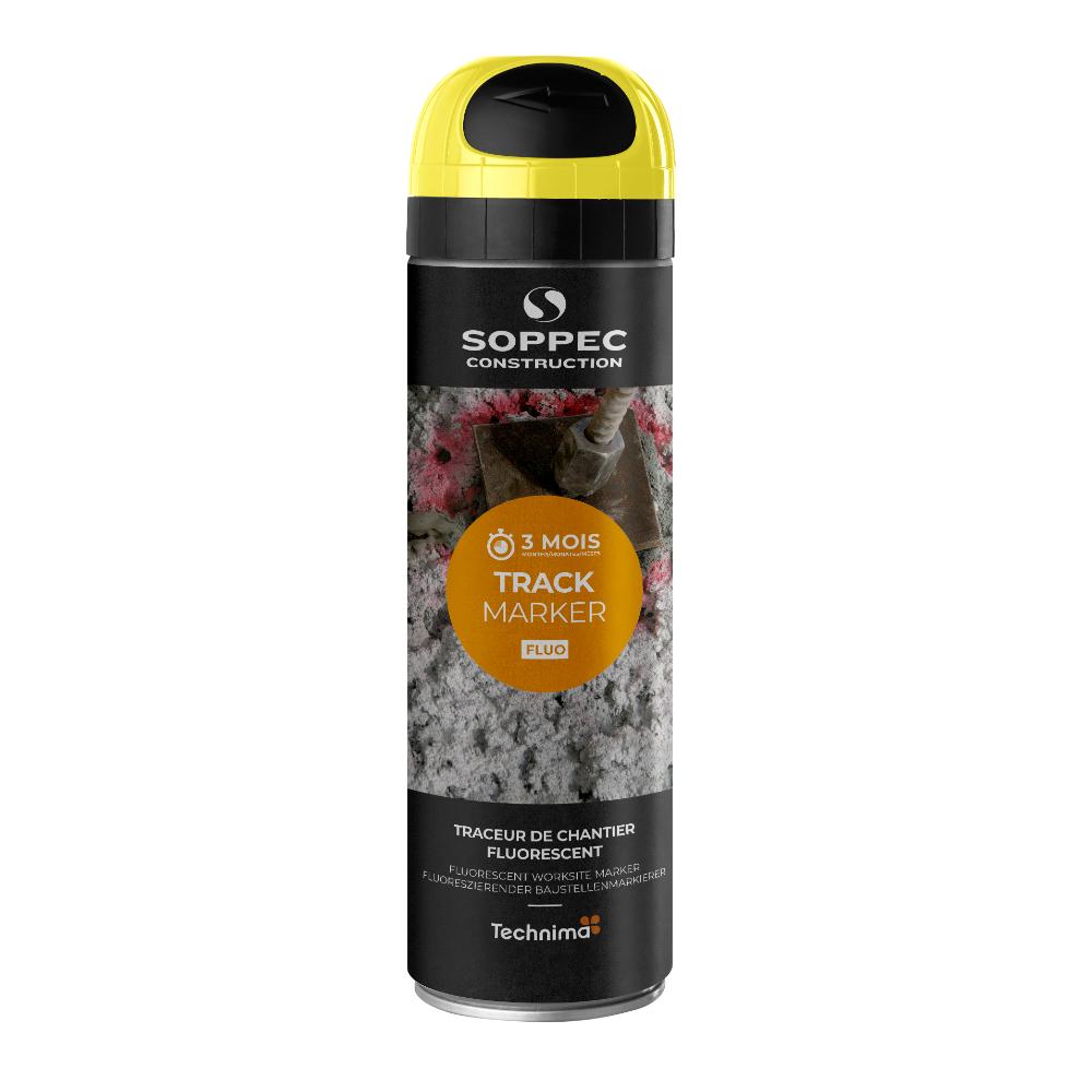 Vopsea marcare fluorescenta temporara Soppec Track Marker, galben, 500 ml