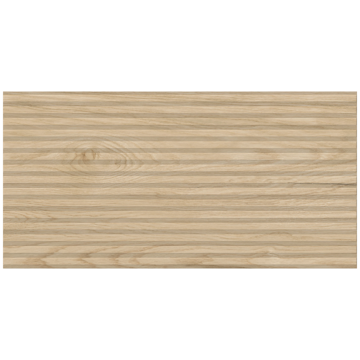 Gresie portelanata exterior/interior KAI Tilia beige, rectificata, structurata, mat, decor lemn, bej, 60 x 120 cm