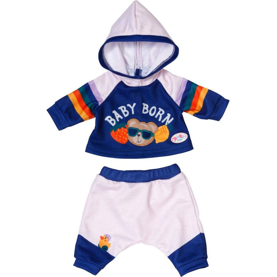 Hainute pentru Papusi Jogging Suit Navy