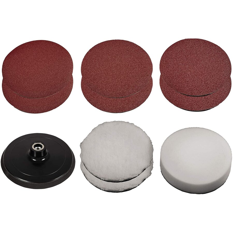 Set Discuri/Foi de Lustruit/Slefuit pentru Masina de Lustruit si Slefuit