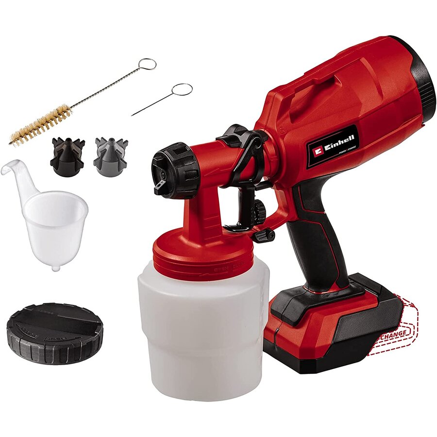 Pulverizator de Vopsea fara Fir Power X-Change TC-SY 18/60 Li-Solo 18 V